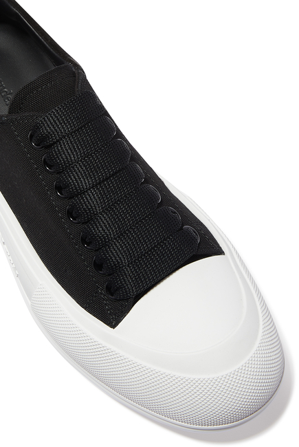 Deck Plimsoll Lace-Up Sneakers
